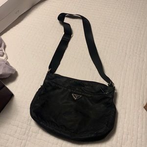Black Prada nylon crossbody - used